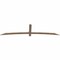 Ekena Millwork Bellingham Smooth Timber Gable Bracket, Douglas Fir, 96"W x 24"H x 1 1/2"D x 3 1/2"F, 6/12 Pitch GBW096X24X0204BEL00SDF - alternate 5